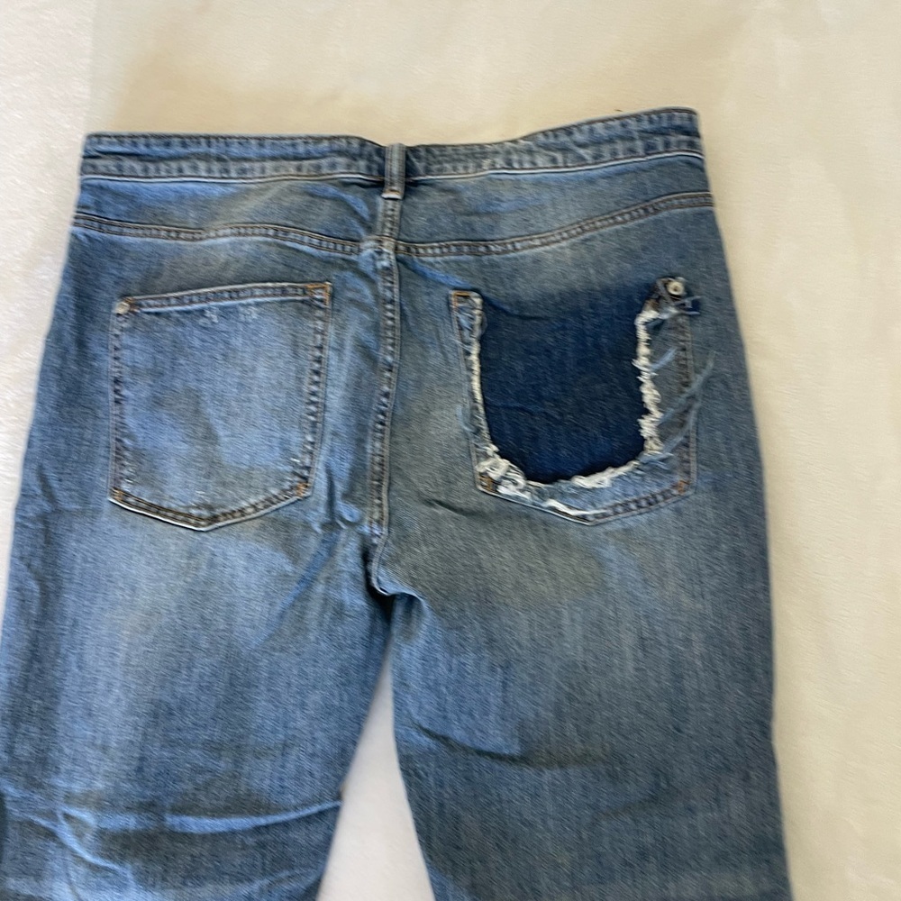 Pilcro Blue Distressed Women Jeans - Picture 10 of 11